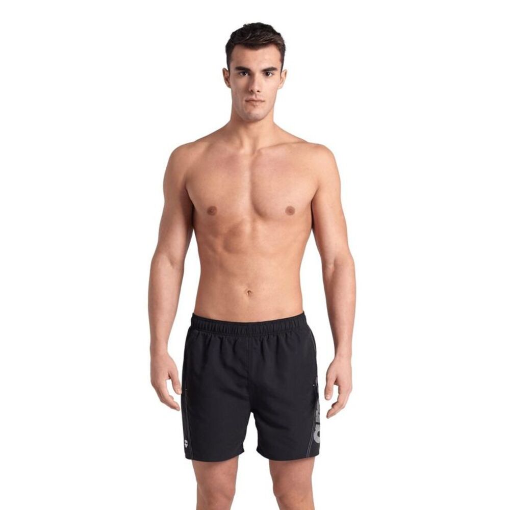 Arena Mens Fundamental Swimming Trunks / Black/White